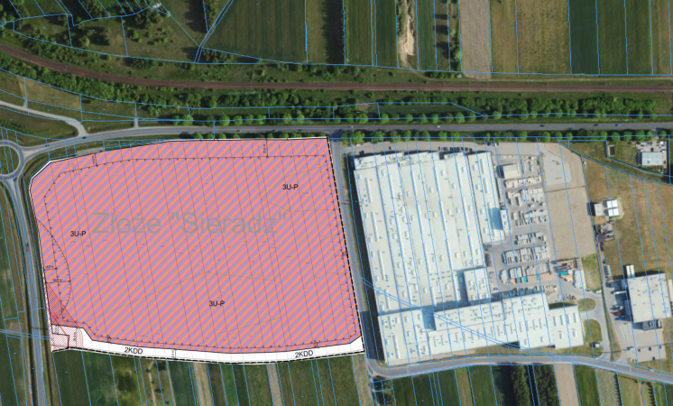4,79 ha - Strefa gospodarcza "Dworska" - etap II - możliwość powiększenia obszaru inwestycji łącznie do 5,57 ha z opcją do 9,5 ha